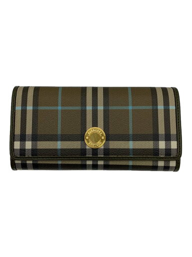 【中古】BURBERRY◆長財布/GRN/チェック/メンズ/バーバーリー【服飾雑貨他】 【中古】BURBERRY◆長財布/GRN/チェック/メンズ/バーバーリー【服飾雑貨他】