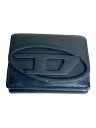 【中古】DIESEL◆3つ折り財布/--/BLK/メンズ【服飾雑貨他】