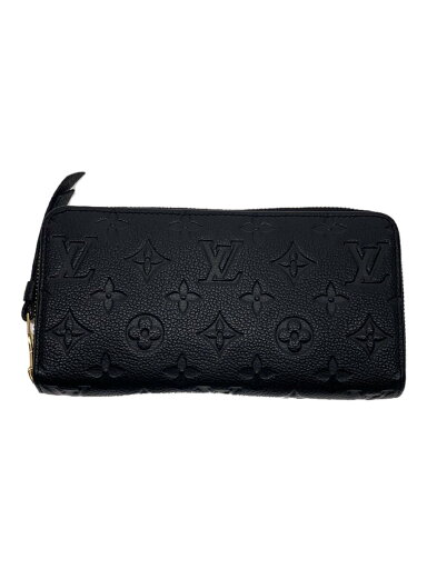 【中古】LOUIS VUITTON◆ジッピー・ウォレット_モノグラム・アンプラント_BLK/牛革/BLK/総柄/メンズ【服飾雑貨他】 【中古】LOUIS VUITTON◆ジッピー・ウォレット_モノグラム・アンプラント_BLK/牛革/BLK/総柄/メンズ【服飾雑貨他】