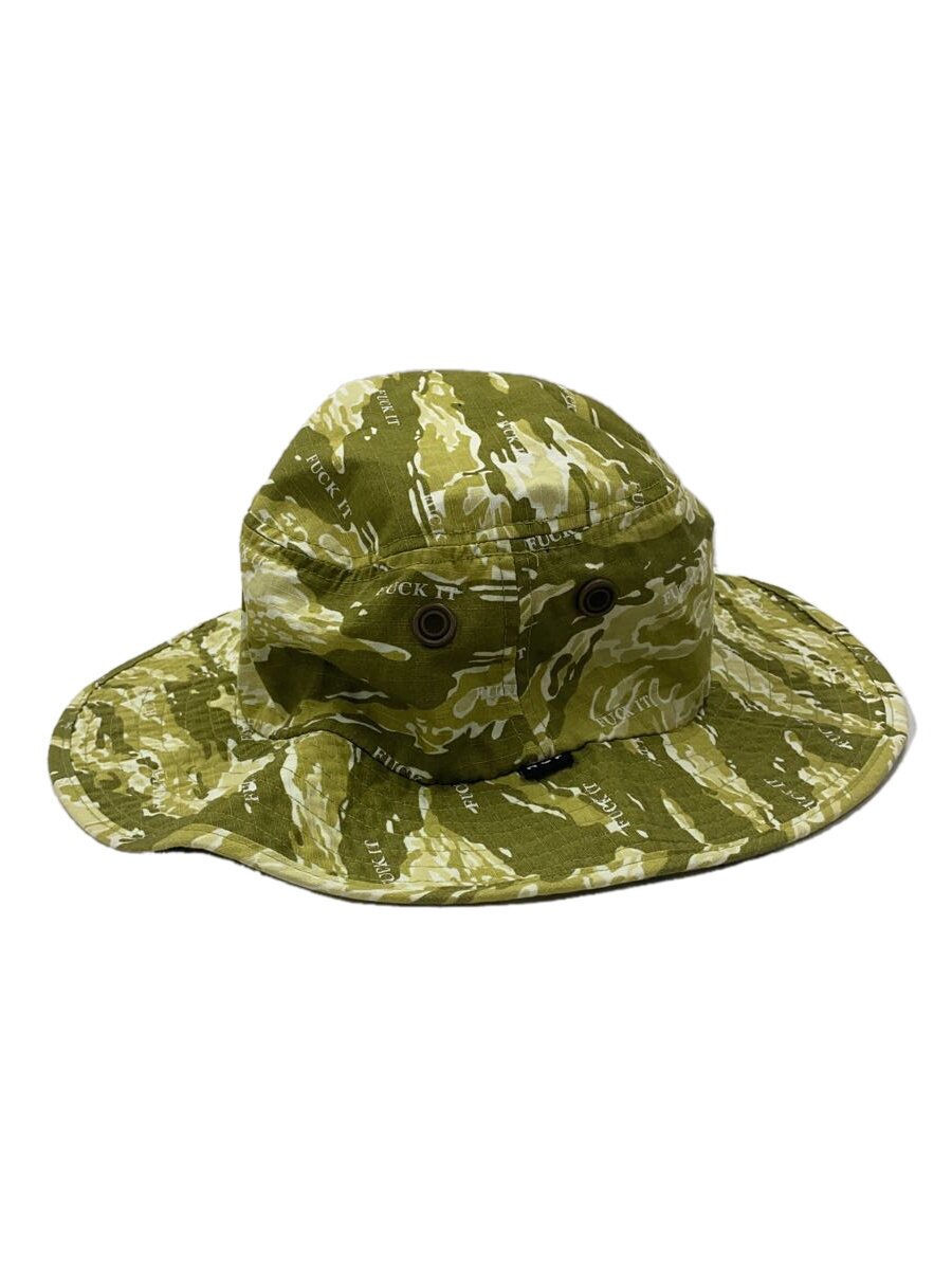 【中古】HUF◆バケットハット/--/KHK/カモフラ/メンズ【服飾雑貨他】