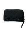 【中古】GUCCI◆コインケース/レザー/BLK/無地/メンズ/447939・493075【服飾雑貨他】(4)