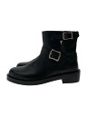 【中古】ADAM ET ROPE◆エンジニアブーツ/42/BLK/レザー/GMA-04020【シューズ】