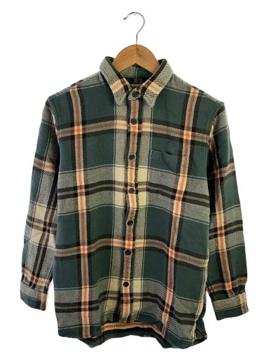 【中古】BROOKS BROTHERS◆長袖シャツ/XS/コットン/GRN/チェック【メンズウェア】 【中古】BROOKS BROTHERS◆長袖シャツ/XS/コットン/GRN/チェック【メンズウェア】