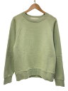 【中古】The Shinzone◆Common Sweat Shirt/コモンスウェット/FO/ミントグリーン/22AMSCU02【レディースウェア】