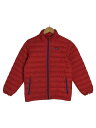 【中古】patagonia◆ジャケット/L/ポリエステル/RED【キッズ】