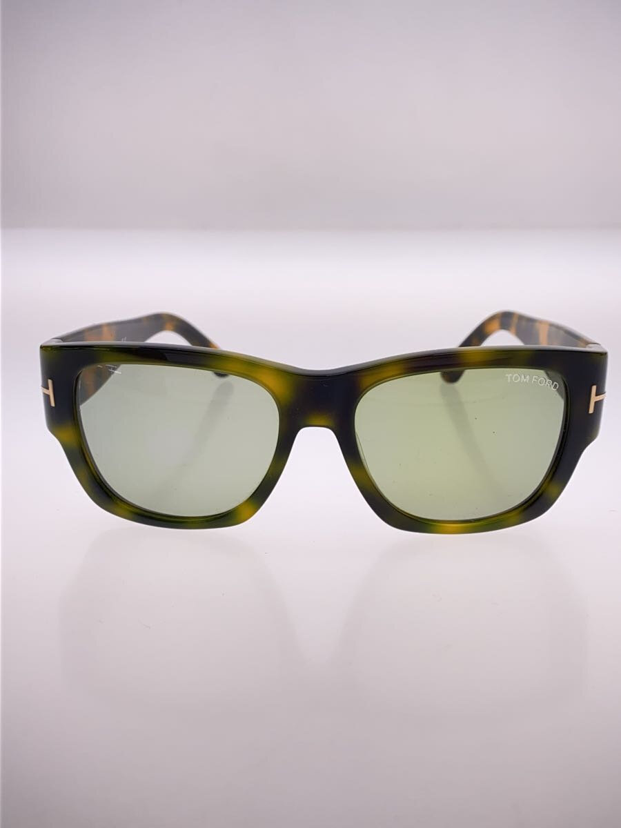 【中古】TOM FORD◆STEPHEN/サングラス/ベッコウ柄/CML/GRN/レディース/TF493【服飾雑貨他】