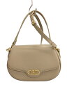 【中古】SNIDEL◆Round Metal Shoulde/ショルダーバッグ/フェイクレザー/GRY/無地/SWBG231632【バッグ】