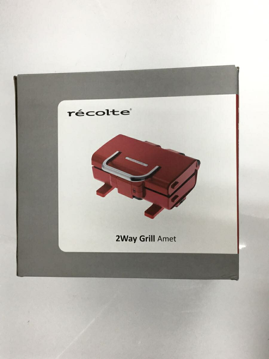 【中古】recolte◆ホットプレート RWG-1(R)【家電・ビジュアル・オーディオ】