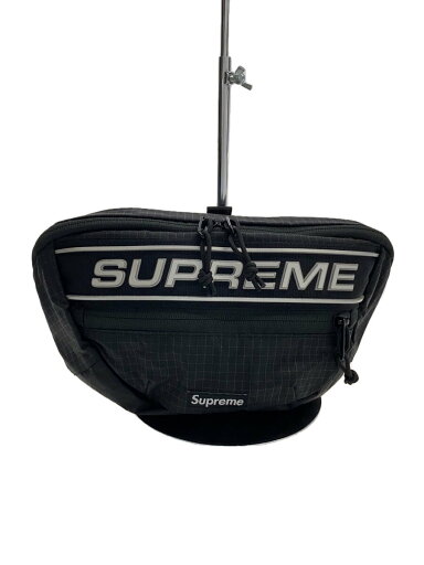 【中古】Supreme◆ウエストバッグ/ナイロン/BLK/チェック【バッグ】 【中古】Supreme◆ウエストバッグ/ナイロン/BLK/チェック【バッグ】
