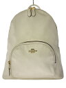 【中古】COACH◆リュック/レザー/WHT/93836【バッグ】(4)