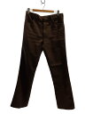 【中古】WRANGLER◆ボトム/36/ウール/BRW/70s/42TALON/ランチャードレスパンツ【メンズウェア】(4)