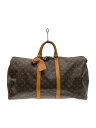 【中古】LOUIS VUITTON◆キーポル55_モノグラム・キャンバス_BRW/PVC/BRW/モノグラム//【バッグ】