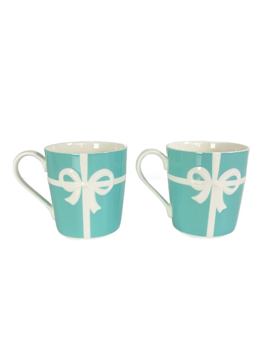 【中古】TIFFANY&Co.◆ブルーボックスマグカップ/2点セット/ブルー【キッチン用品】