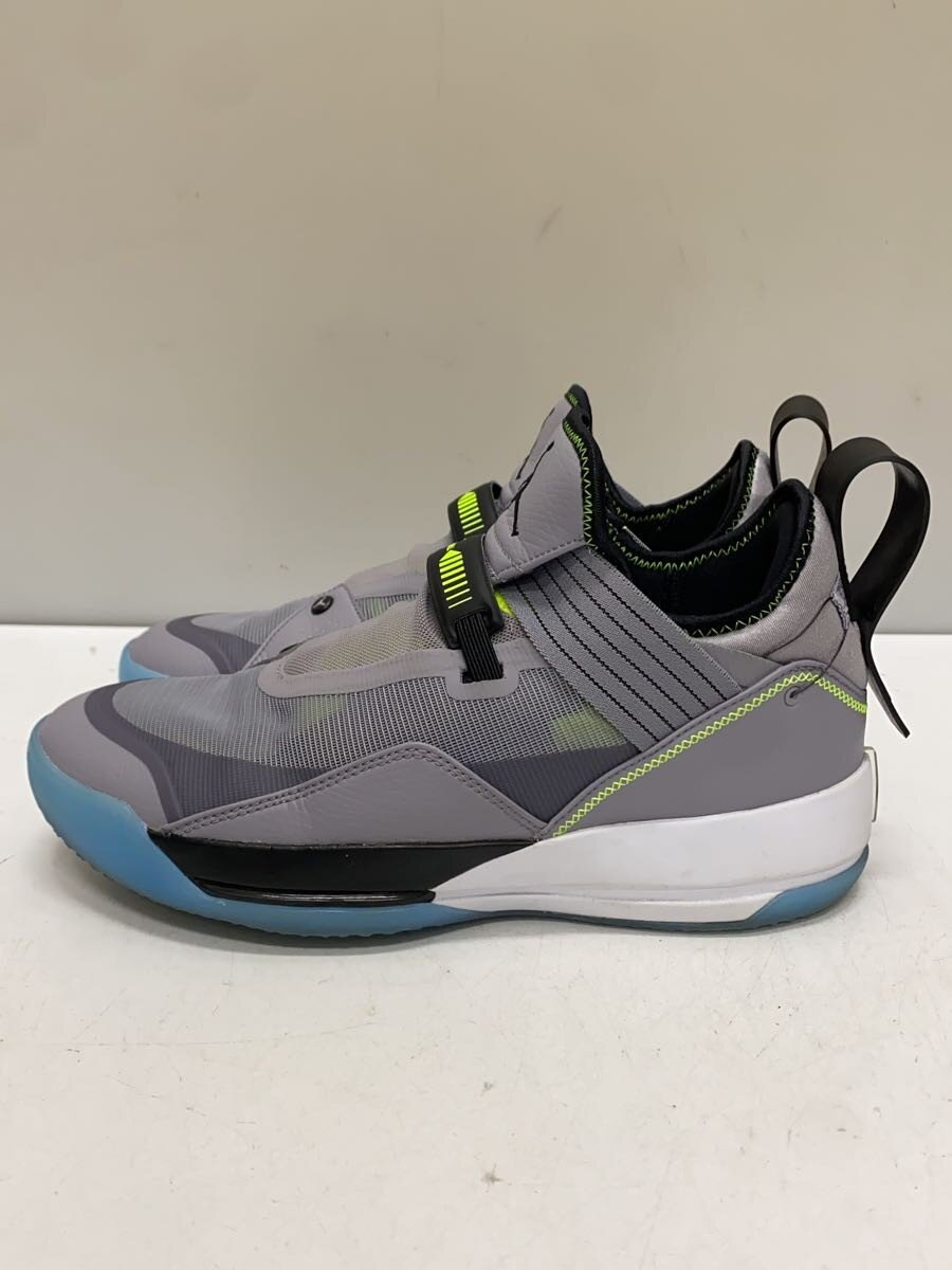 NIKE◆AIR JORDAN XXXIII SE PF/エアジョーダン/グレー/CD9561-007/27cm/GRY