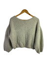 【中古】SNIDEL◆ニット・セーター(厚手)/one/アクリル/GRY/SWNT251023【レディースウェア】