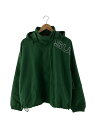 【中古】Supreme◆カーディガン(薄手)/M/ナイロン/GRN/無地【メンズウェア】