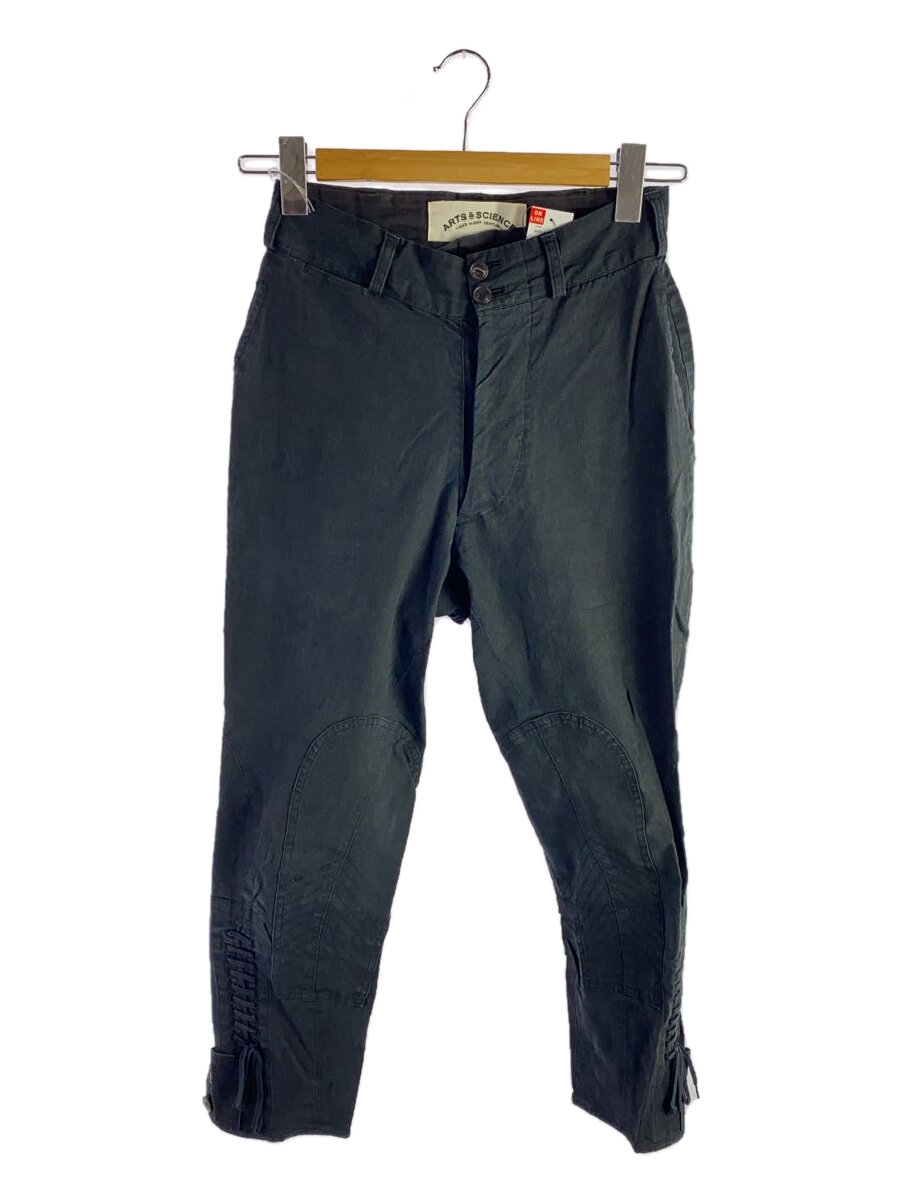 【中古】ARTS & SCIENCE◆ジョッパーズパンツ/0/リネン/BLK/011-00301-114【レディースウェア】