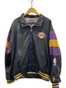 【中古】PRO PLAYER◆ナイロンジャケット/LAKERS/L/ナイロン/BLK【メンズウェア】