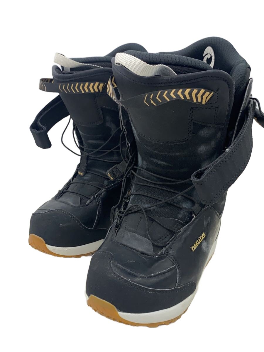 【中古】DEELUXE◆スノーボードブーツ/24.5cm/クイックレーシング/BLK【スポーツ】