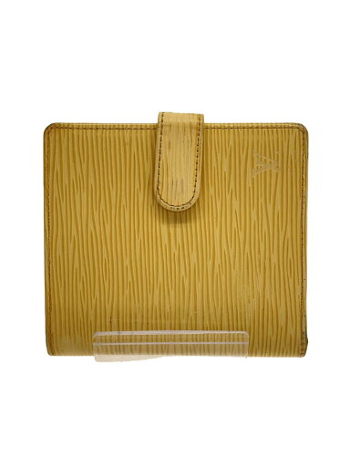 【中古】LOUIS VUITTON◆ポルト・ビエ・コンパクト_エピ_CRM/レザー/CRM/レディース【服飾雑貨他】 【中古】LOUIS VUITTON◆ポルト・ビエ・コンパクト_エピ_CRM/レザー/CRM/レディース【服飾雑貨他】