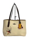【中古】COACH◆トートバッグ/レザー/IVO/3710【バッグ】(4)