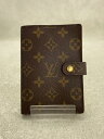 【中古】LOUIS VUITTON◆アジェンダPM_モノグラム_BRW/--/BRW/メンズ【服飾雑貨他】