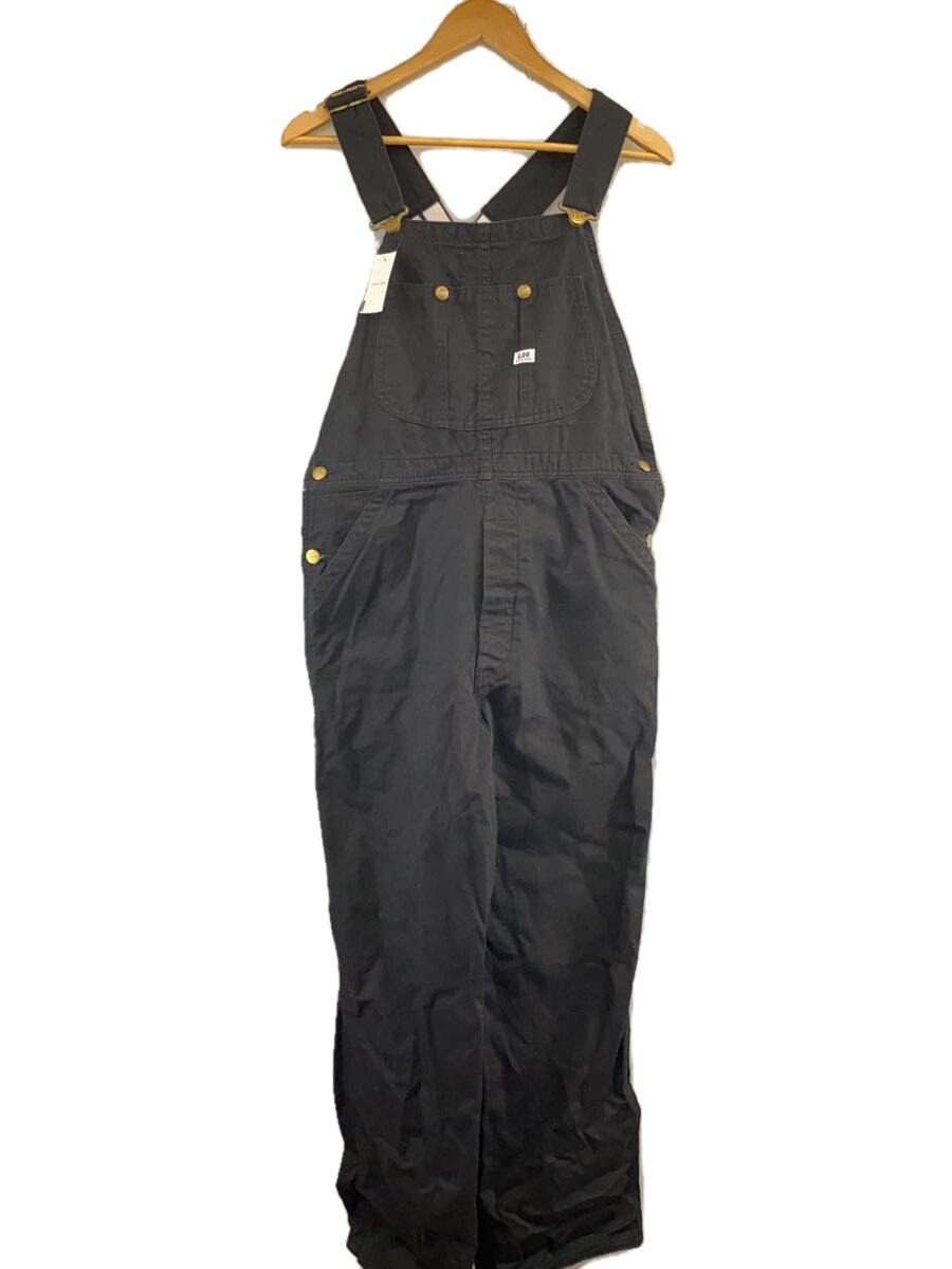 【中古】Lee◆LOW-BACK OVERALL/オーバーオール/S/コットン/BLK/lm7264【メンズウェア】