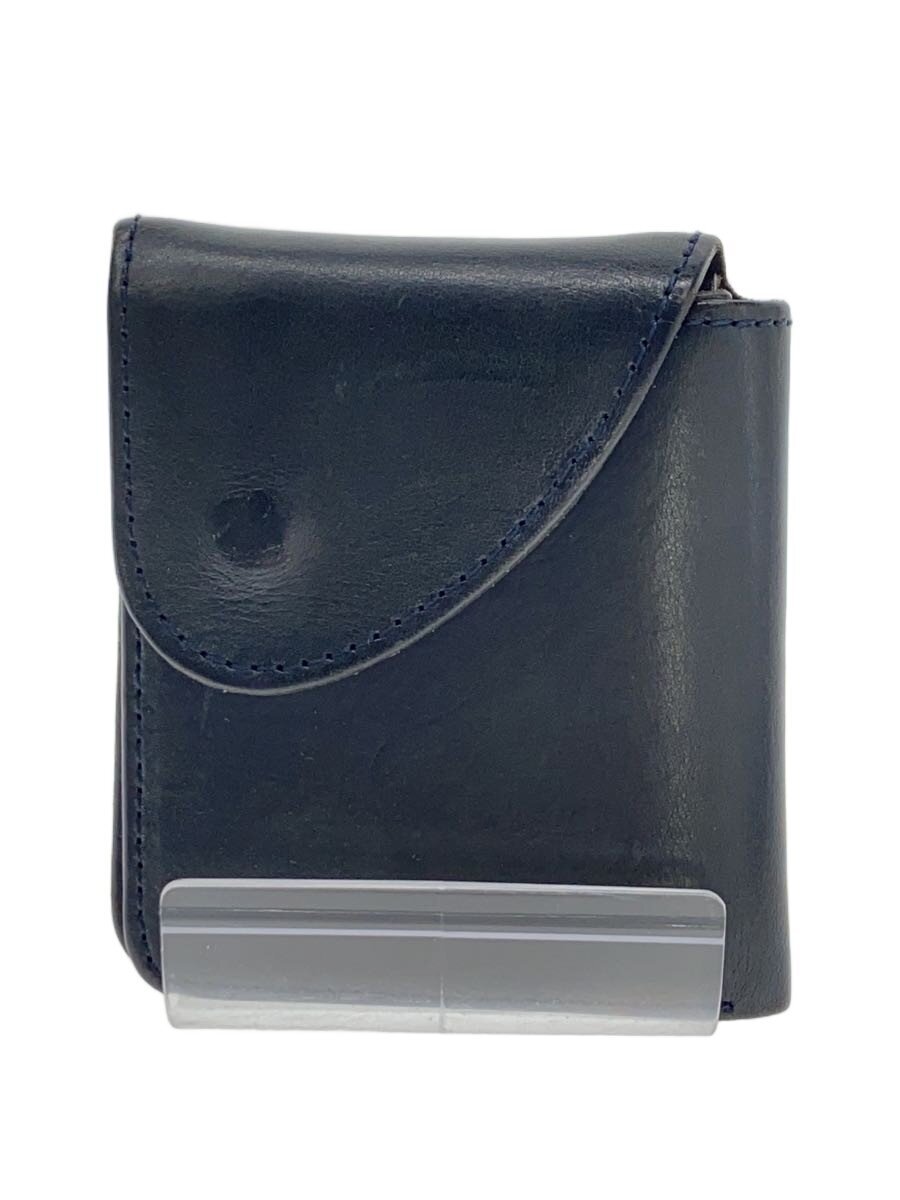 【中古】Hender Scheme◆2つ折り財布/レザー/BLK/無地/メンズ/コンパクトウォレット【服飾雑貨他】