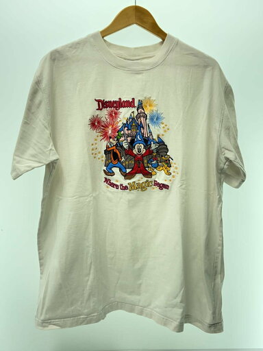 【中古】Disney◆Tシャツ/XXL/コットン/WHT/Where the Magic Begin/汚れ有【メンズウェア】 【中古】Disney◆Tシャツ/XXL/コットン/WHT/Where the Magic Begin/汚れ有【メンズウェア】