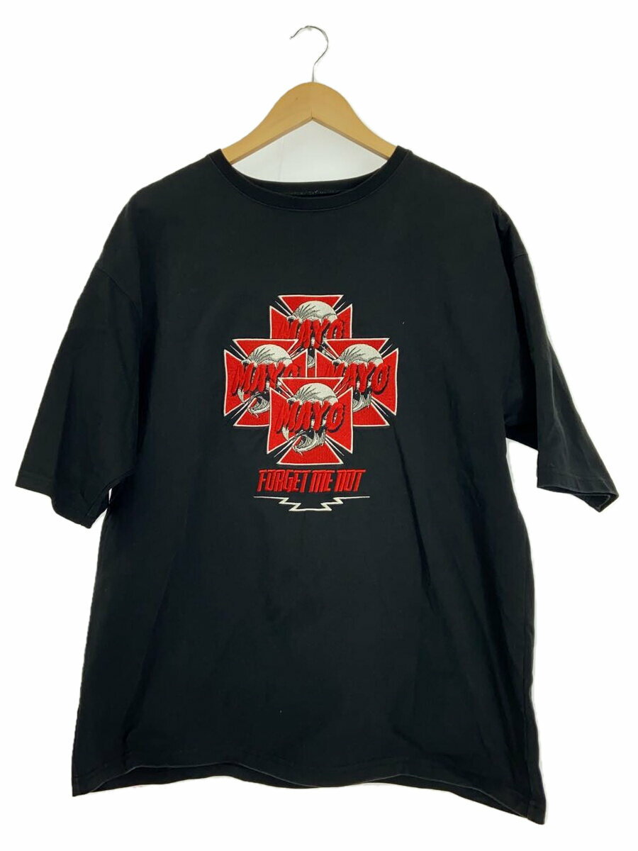 【中古】MAYO◆Tシャツ/M/コットン/BLK/無地/23MY-ST15【メンズウェア】