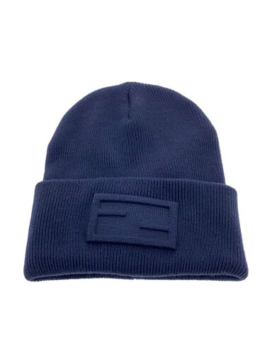 【中古】FENDI◆FENDI/ニットキャップ/S/ウール/NVY/無地/メンズ【服飾雑貨他】 【中古】FENDI◆FENDI/ニットキャップ/S/ウール/NVY/無地/メンズ【服飾雑貨他】