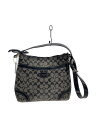 【中古】COACH◆ショルダーバッグ/PVC/GRY/総柄/f18925【バッグ】(4)
