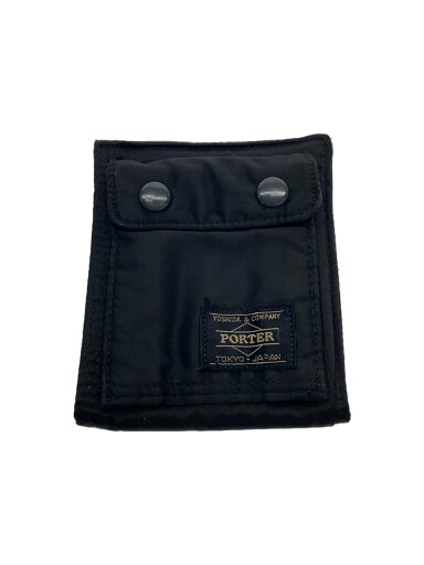 【中古】PORTER◆2つ折り財布/--/BLK/メンズ/タンカーウォレット【服飾雑貨他】 【中古】PORTER◆2つ折り財布/--/BLK/メンズ/タンカーウォレット【服飾雑貨他】