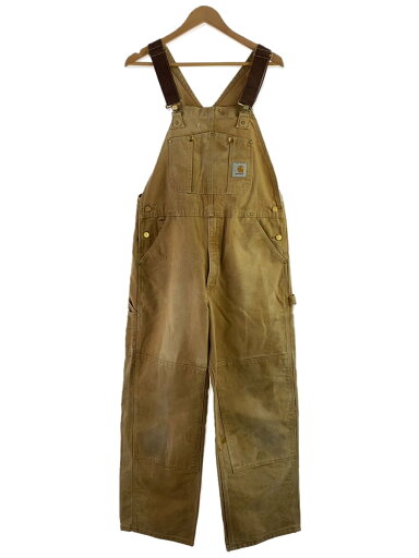 【中古】Carhartt◆オーバーオール/36/コットン/BEG【メンズウェア】 【中古】Carhartt◆オーバーオール/36/コットン/BEG【メンズウェア】
