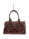 【中古】LONGCHAMP◆ボストンバッグ/レザー/RED【バッグ】(4)