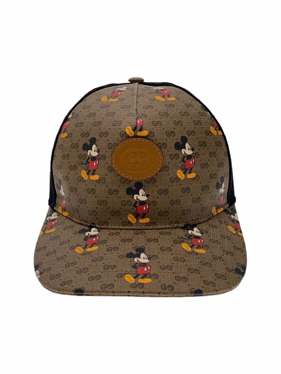 【中古】GUCCI◆キャップ/M/ポリエステル/メンズ/602979【服飾雑貨他】