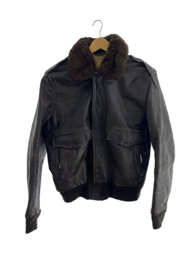 【中古】Schott◆フライトジャケット/40/70s/ブラウン/裏ボア/TALONジップ/I-S-674-M-S【メンズウェア】 【中古】Schott◆フライトジャケット/40/70s/ブラウン/裏ボア/TALONジップ/I-S-674-M-S【メンズウェア】