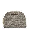 【中古】MICHAEL KORS◆ポーチ/--/WHT/総柄/35T0GTVM2B【バッグ】