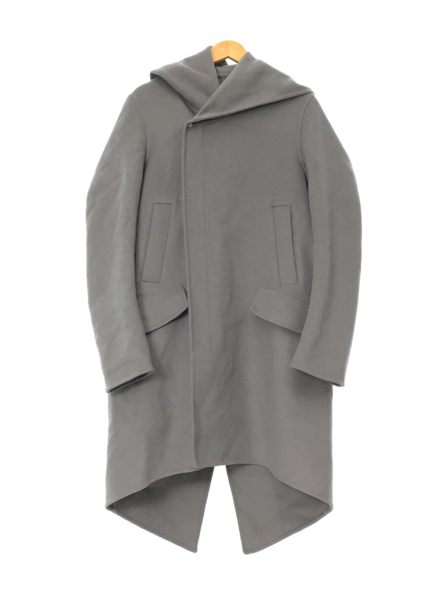 【中古】Rick Owens◆コート/38/ウール/GRY/無地/RP19F5904-DDW//【レディースウェア】