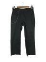 【中古】DICKIES◆ディッキーズストレートパンツ/32/コットン/BLK/574【メンズウェア】