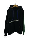 【中古】UN3D.◆パーカー/38/コットン/BLK/522112703101-01【メンズウェア】