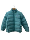 【中古】patagonia◆ダウンジャケット/L/ポリエステル/GRN/無地/68302F9【レディ ...