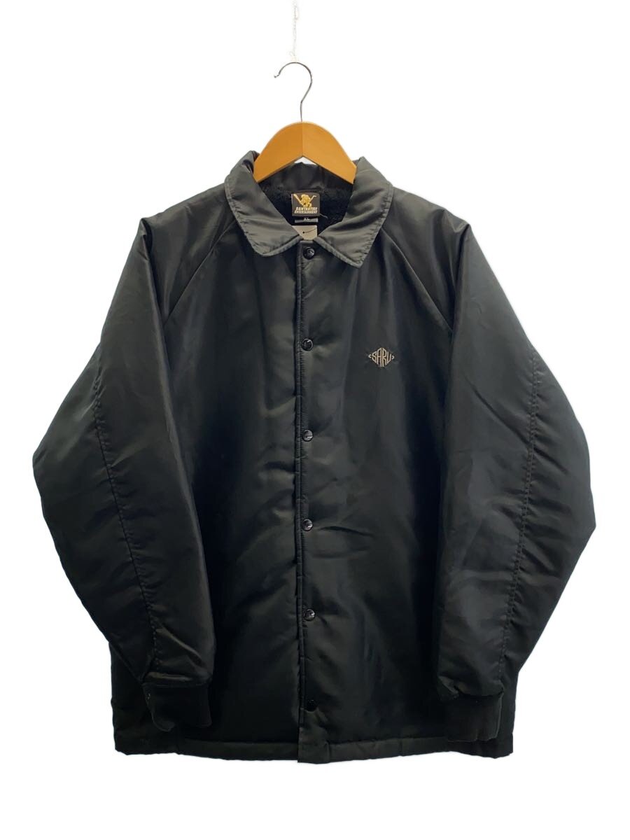 【中古】SANTASTIC!◆ジャケット/XL/ポリエステル/BLK/7482-01【メンズウェア】