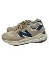 【中古】NEW BALANCE◆M5740/ベージュ/25cm/BEG【シューズ】