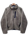 【中古】FREAK’S STORE◆フリースジャケット/L/ポリエステル/キャメル/無地/FS-19AW-35【メンズウェア】