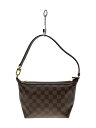 【中古】LOUIS VUITTON◆イロヴォPM_ダミエ・エベヌ_BRW/PVC/BRW【バッグ】