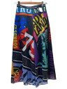 【中古】HYSTERIC GLAMOUR◆ボトム/FREE/ポリエステル/マルチカラー/総柄/01202NP01//【レディースウェア】