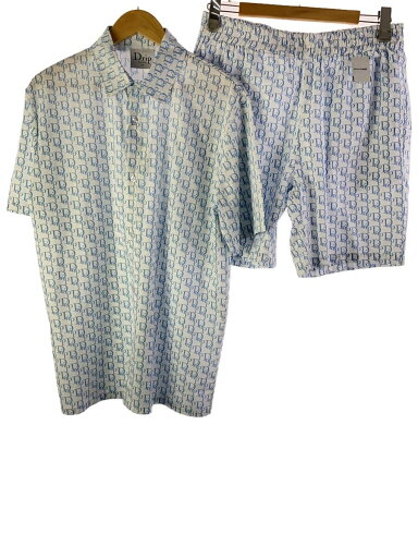 【中古】Drip BOYS CLUB/セットアップ/M/白/ホワイト/総柄【メンズウェア】 【中古】Drip BOYS CLUB/セットアップ/M/白/ホワイト/総柄【メンズウェア】