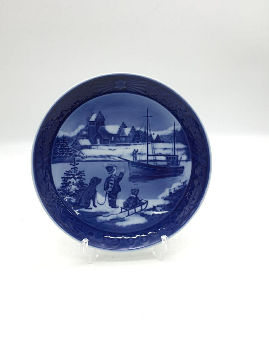 【中古】ROYAL COPENHAGEN◆プレート/BLU