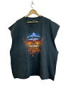 【中古】HARLEY DAVIDSON◆タンクトップ/--/コットン/BLK/無地【メンズウェア】